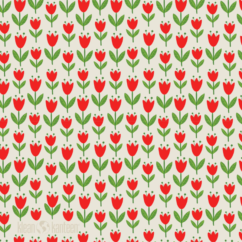 16oz TKWide with Cafe - Red Tulips - On-the-Go Companion