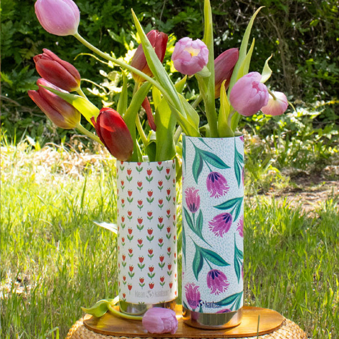 16oz TKWide with Cafe - Red Tulips - On-the-Go Companion