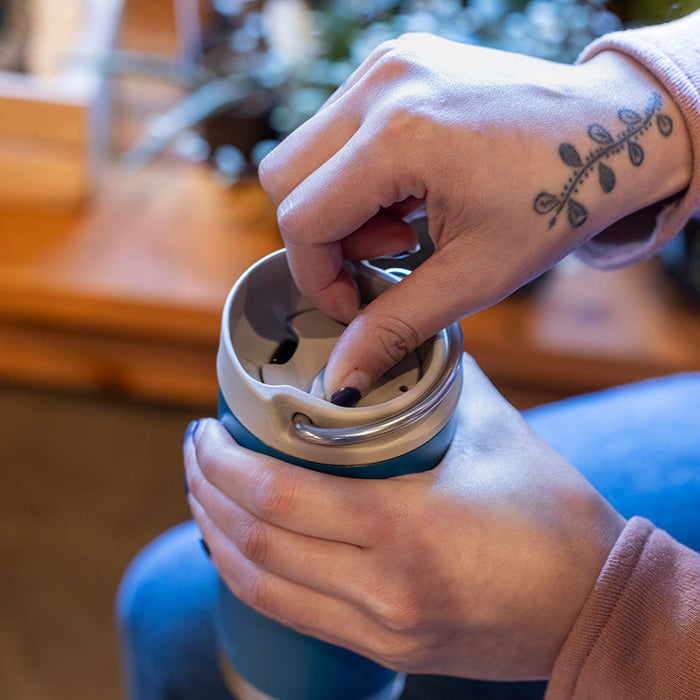 12oz TKWide with Café Cap - On-the-Go Companion